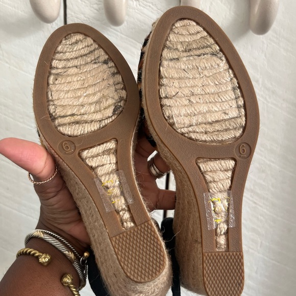 J Crew NWOT Leopard Print Espadrilles Sz 6 - Picture 4 of 5